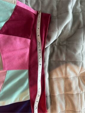 Colorblock Pencil Skirt in Fuchsia, Pink, Mint & Navy
